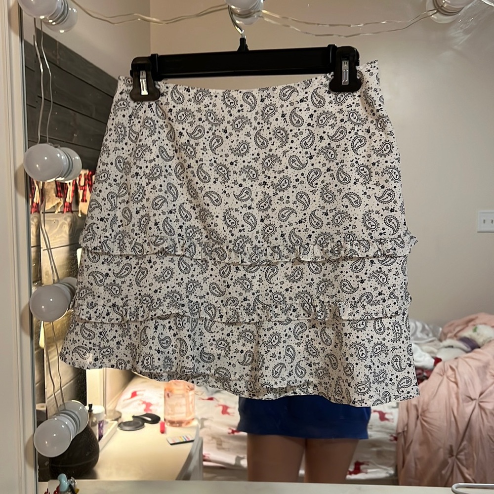 Boutique Bandana Print Mini Skirt
